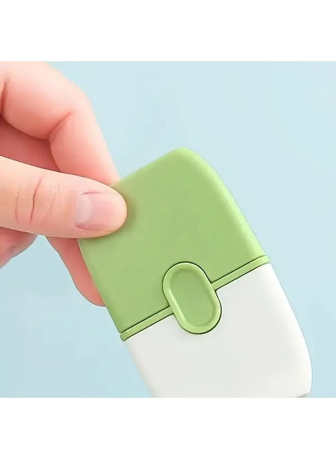 Green Dual Head Ceramic Scraper Portable Cleaning Tool For Tiles Walls Grout Removal - Image 5